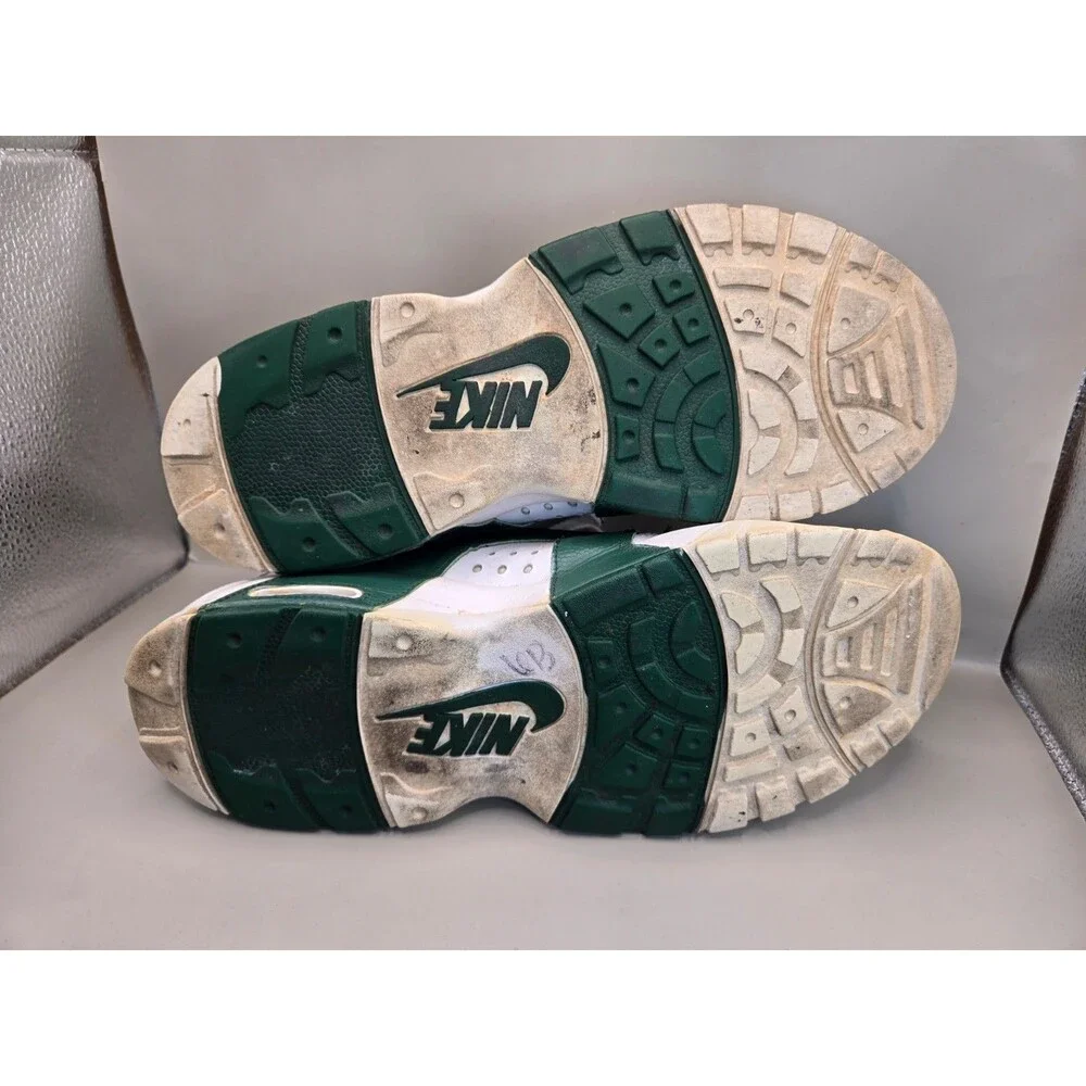 Nike Air Veer 2014 Shoes Men's 12 White Green Running Athletic Workout Sneakers